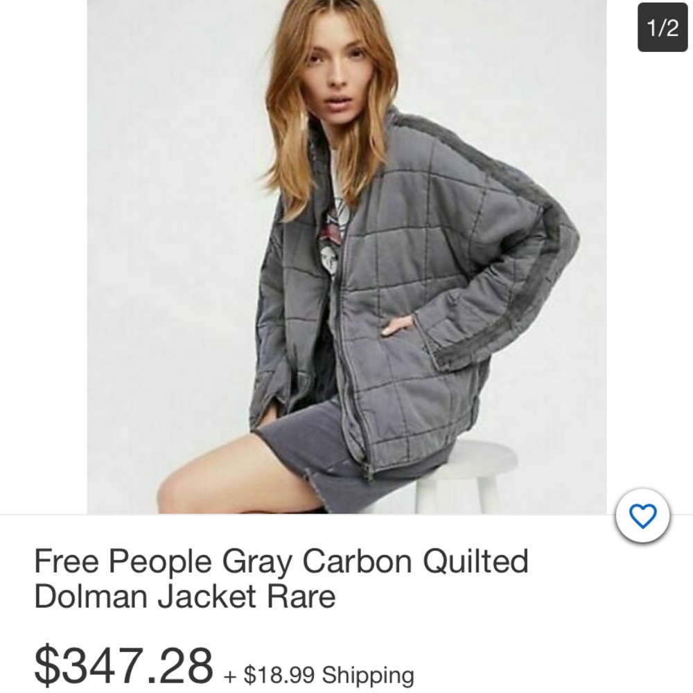 Free People Dolman quilted  Jacket